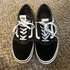 Black Vans: Women Size 7 or Youth Size 6